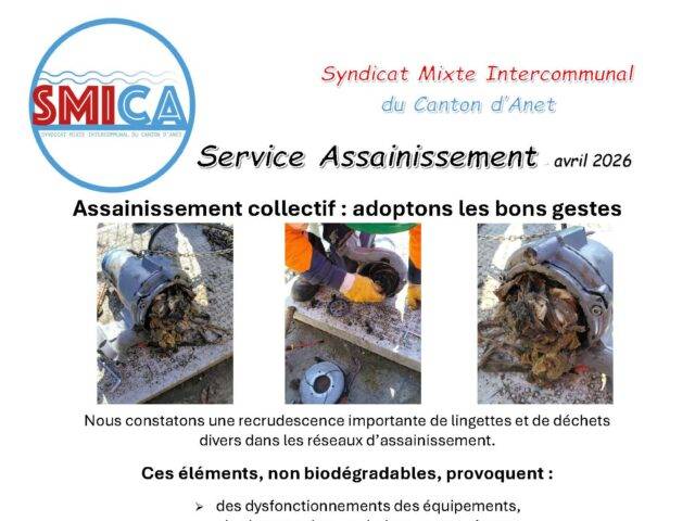ASSAINISSEMENT : les bons gestes à adopter.