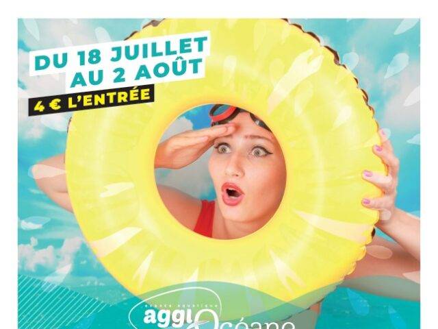 Animations de l&rsquo;été dans les espaces aquatiques AgglOcéane